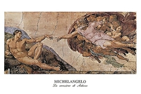 120cm x 80cm La creazione di Adamo von MICHELANGELO