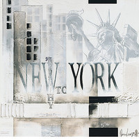 30cm x 30cm New York Why WTC von Marie Louise Oudkerk