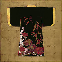 100cm x 100cm Gilded Kimono von Arnie Fisk