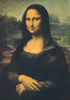 96.5cm x 137cm Mona Lisa I von Leonardo da Vinci