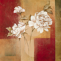 30cm x 30cm Shimmering Bloom von Verbeek + van den Broek
