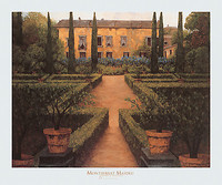 96cm x 80cm Garden Manor von Montserrat Masdeu