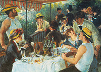 70cm x 50cm La colazione dei canottieri von Pierre Auguste Renoir