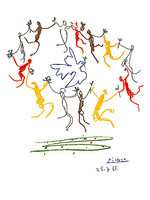 60cm x 80cm La Ronde de la Jeunesse - 1961 von Pablo Picasso
