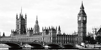 100cm x 50cm Houses of Parliament and Big Ben - Londo von Anonym