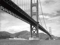 80cm x 60cm View of Golden Gate Bridge - San Francis von Philip Gendreau
