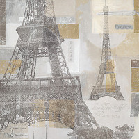 50.8cm x 50.8cm Eiffel Tower III von Pela + Silverman