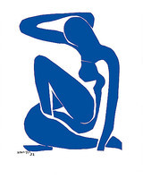 24cm x 30cm Nu bleu I von Henri Matisse