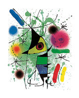 24cm x 30cm The Singing Fish von Joan Miró