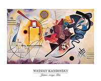 50cm x 40cm Jaune, Rouge, Bleu I von Wassily Kandinsky