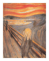 40cm x 50cm The Scream von Edvard Munch