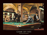 80cm x 60cm Game of Fate von Chris Consani