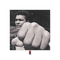 40cm x 40cm Muhammad Ali (Fist) von Muhammad Ali Enterprises LLC.
