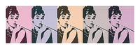 95cm x 33cm Audrey Hepburn (Cigarello) II von Pyramid Studios
