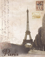 40.6cm x 50.8cm Paris Travelogue von Ben James