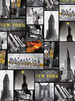 60cm x 80cm New York Repeat von Vintage Collection