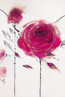 61cm x 91.4cm Oriental Rose II von Marilyn Robertson
