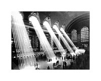 50cm x 40cm Grand Central Station von Edward Lunch