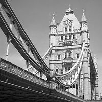 14cm x 14cm London Tower Bridge von Dave Butcher