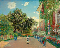 140cm x 112cm Haus des Künstlers in  Argenteuil von Monet,Claude