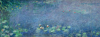 144cm x 54cm Seerosen von Monet,Claude