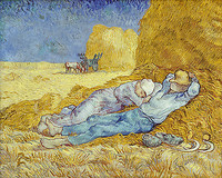 140cm x 112cm Das Mittagsschläfchen von van Gogh,Vincent