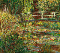 120cm x 105cm Seerosenteich, Harmonie in Rosa von Monet,Claude