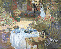 140cm x 112cm Le Déjeuner 1872 von Monet,Claude