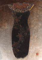 70cm x 100cm Asian Dress I von Thiry,Diana