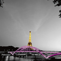 100cm x 100cm Shiny Eiffel von Valverde, Anne