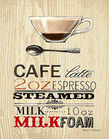 110cm x 140cm Cafe Latte von Fabiano, Marco