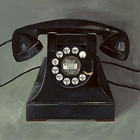 100cm x 100cm Classic Telephone von Tillmon, Avery
