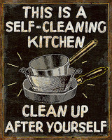 80cm x 100cm Self-cleaning Kitchen von Pela Studio, 