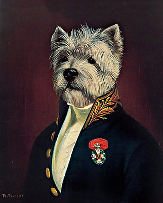 28cm x 35cm The Officer's Mess von Thierry Poncelet