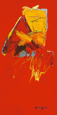 Array Triptyque rouge III von Pascal Magis