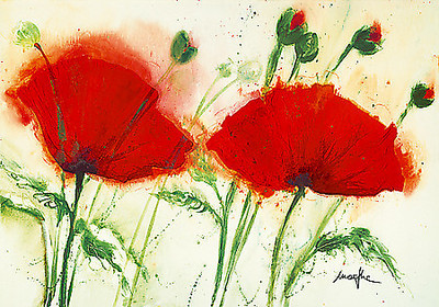 Array Coquelicots au vent II von Marthe