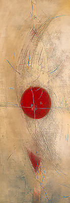 Array Triptyque rouge I von Carole Bécam