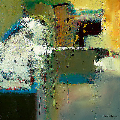 Array Abstract in Green I von Natasha Barnes