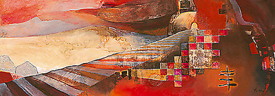 Array Railway Landscape von Margreet Holtkamp