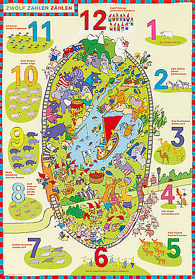 42cm x 60cm Zwölf Zahlen zählen von Gabrie Altevers