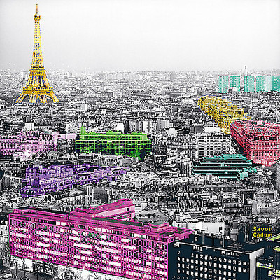 Array Eiffel Colours von Anne Valverde