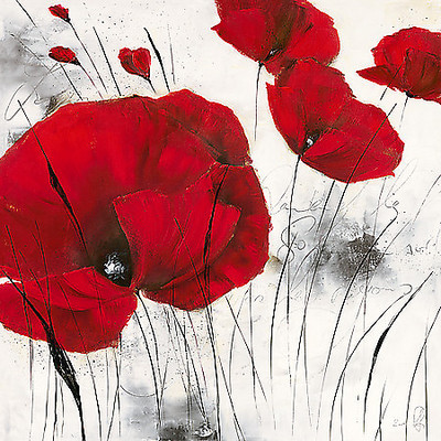 Array Pavot d´hiver VI von Isabelle Zacher-Finet