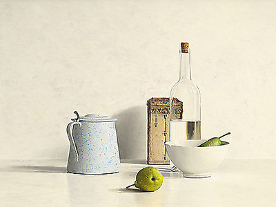 Array Two Pears, Bottle, Can and Jug von Willem de Bont