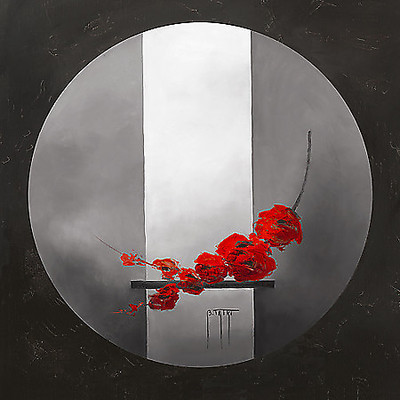 Array Fleurs rouges von Bernadette Triki