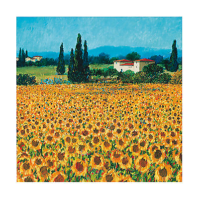 61cm x 61cm Farm near Siena von Hazel Barker
