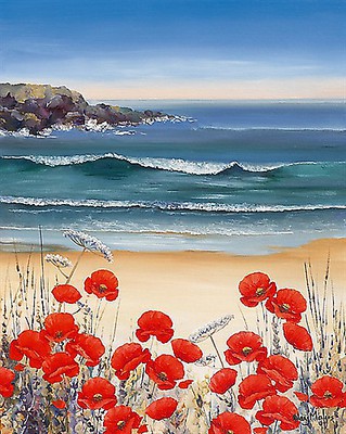 Array Poppy Sands von Hilary Mayes