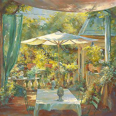 30cm x 30cm Bon vivre à Lourmarin von Johan Messely