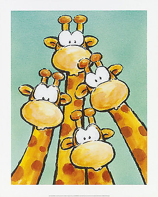40cm x 50cm Funny Friends II von Jean Courtsey