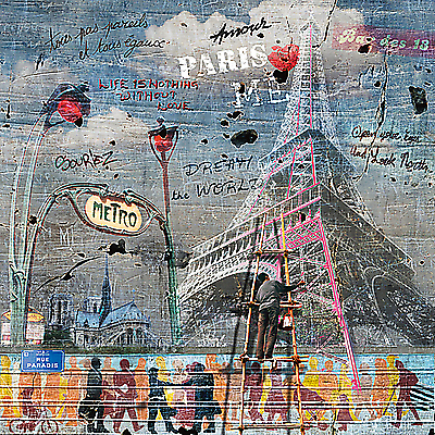 Array Impressions urbaines: La Tour Eiffel von Maïlo+M-L Vareilles