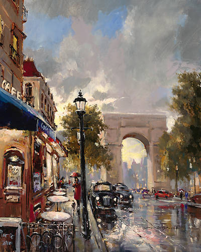 Array Arc de Triomphe Avenue von Brent Heighton